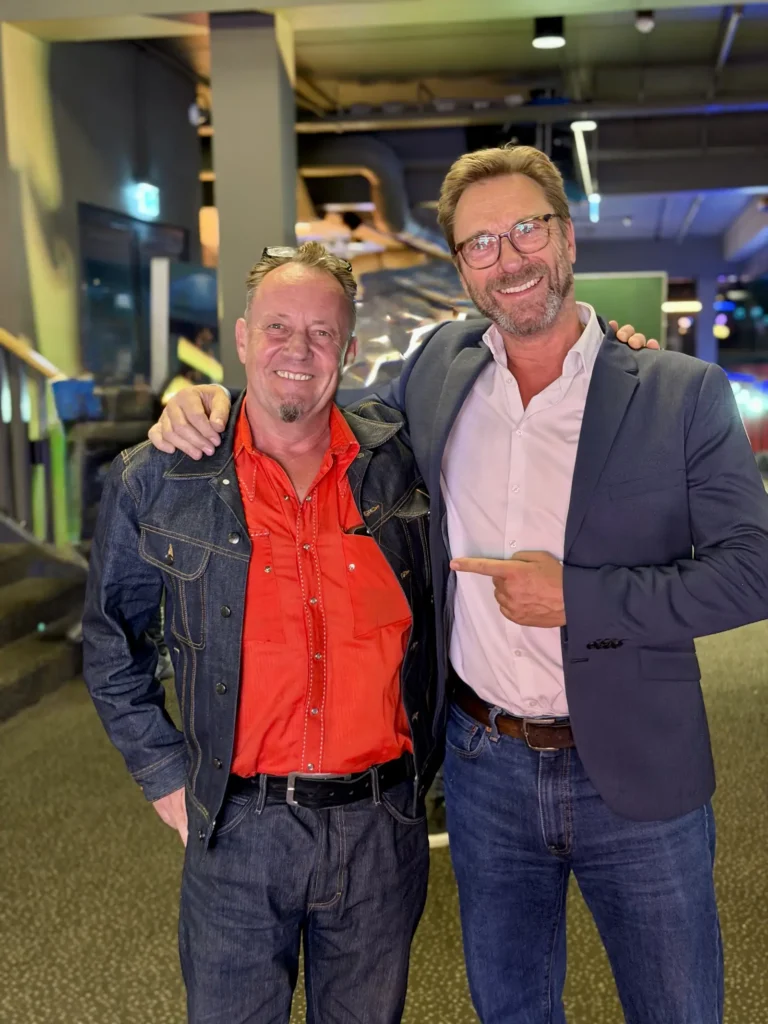 Ben Zuydwijk en Jack Scout bij de premiere van Rust en Vreugd